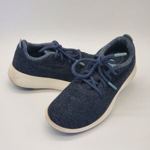 Allbirds Navy Blue Wool Runners Size 7
